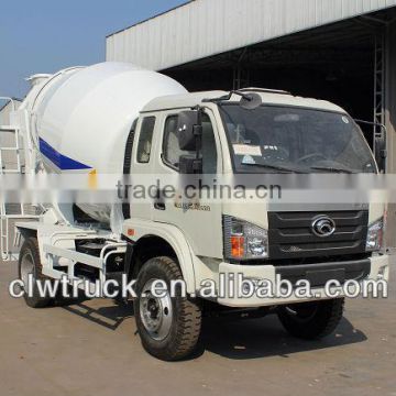 foton 4x2 mixer truck,3m3 small concrete mixer truck for sale