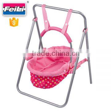 Feili new toys doll swing with EN71 swing toy doll accessories