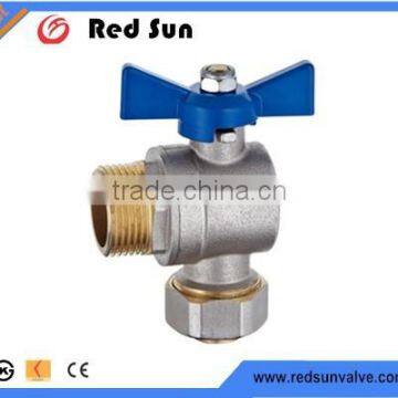 HR2400 butterfly handle brass ball valve