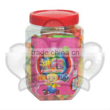 Colorful stick bubble gum