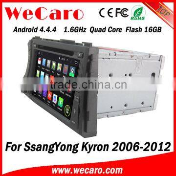 Wecaro WC-SY7020 7" Android 4.4.4 WIFI 3G Touch Screen Car Dvd Player for Ssangyong Kyron Dvd Radio Gps Navigation 2006 - 2012 photo-4