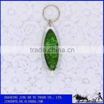 Custom Design Cheap Eco-friendly Floating Key Chain Surfboard Acrylic Key Chain