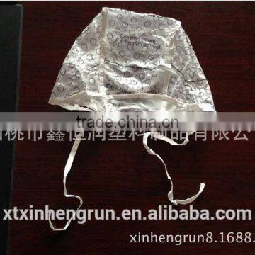 Disposable PVC Bull's Eye Frosting Tipping Cap for Hair Salon photo-3