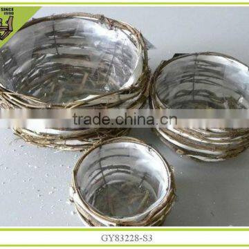Natural material handmade wholesale bread cheap basket