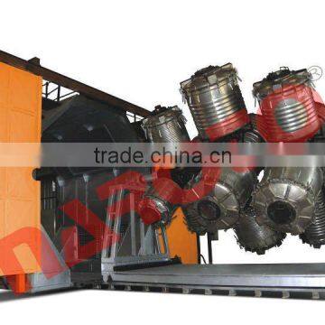 Shuttle rotational plastic Moulding Machine