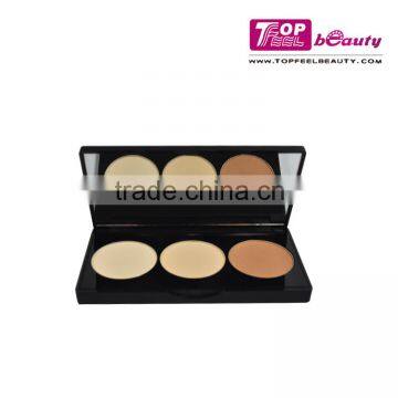 High quality! 3 color concealer makeup palette with mirror