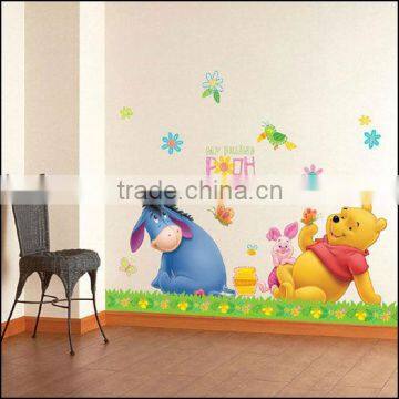 eco-friendly cartoon baby room wall stickers