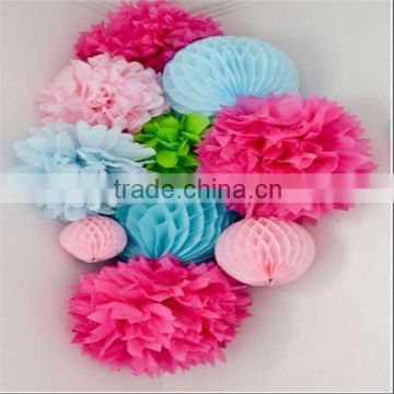 Tissue Paper Pom Poms Wedding Party Decor Paper Flower For Garden Supplies/Wedding Decoration