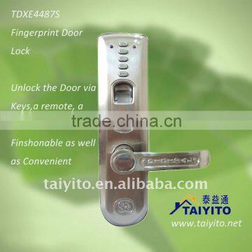 Home automation Fingerprint Door Lock/door lock with remote control/door lock with keys