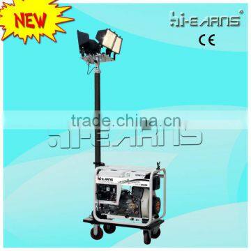 DGLB3000E air-cooled diesel engine open frame type portable light tower