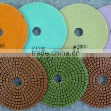 diamond flexible polishing pad