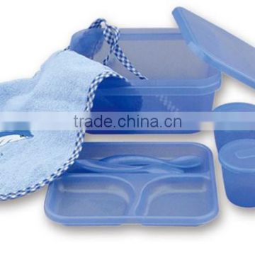 PM2422 2015 Karibu Factory Sell New Arrival Plastic Baby Feeding Set