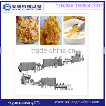 Tailormade extruding breakfast cereal production line, corn flake machine