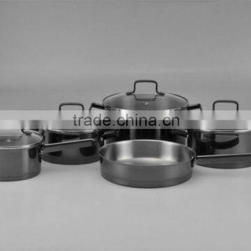 New design colorful coating 18/10 stainless steel kitchen ware china wholesale cookware