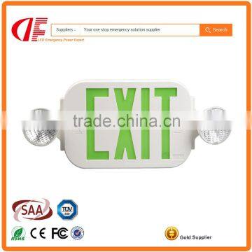 UL ETL SAA LED Emergency twin head exit light fire exit sign light