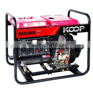 Open Frame Air Cooled Diesel Generator KDF6500XE