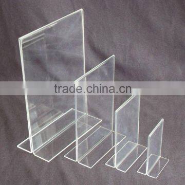 China supplier restaurant acrylic price holder