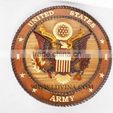 UNITED STATES ARMY WOODEN PLAQUE