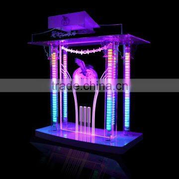 Elegant Cheap Acrylic dj Bar Table Led Light Nightclub dj Table photo-5