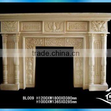 Traditional artificial fireplace