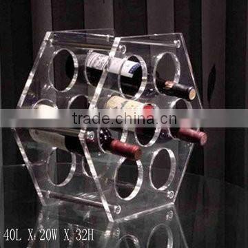GH-RZ258 Shenzhen Guihe Factory Direct Sale Cheap Acrylic Wine Display Rack Wholesale Bottle Rack / Holder photo-5