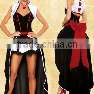 Carnival Funny Costume Royal Queen Of Heart Cosplay Dress Costume