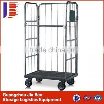 Customized Four Wheel Steel Roller Storage Containers For Industry