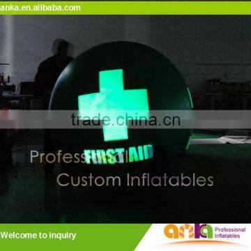 Custom lighted helium balloons, balloon type inflatable lighting balloon