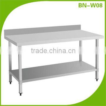 Stainless Steel Furniture Kitchen Hotel Restaurant Working Table Benches With Under Shelf China Gold Supplier