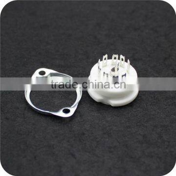 High Temperature Resistance Steatite GZC9-F 9 Pins Ceramic Socket for Vacuum Amplifier photo-2