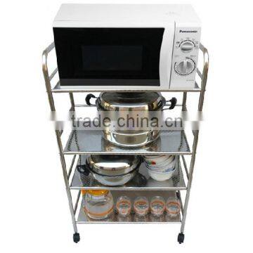 kitchen room stainless steel storage shelf