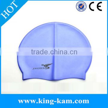 Adult silicone swim cap with customized printing