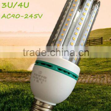 Zhongshan manufacturer 3w 5w 7w 9w 12w 16w 23w Epistar E27/ B22/ E14 Led bulb corn light with flame retardant plastic