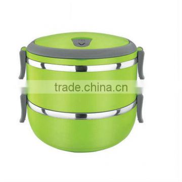 Sinovoe Promotion two layer tiffin box&kids lunch boxes&multi layer stainless steel plastic insulated vacuum lunch box