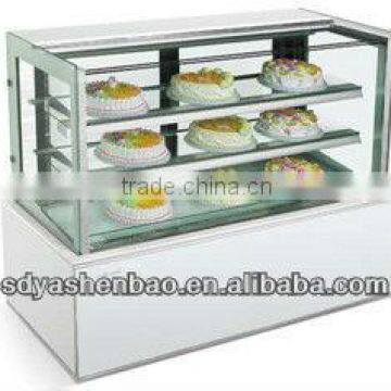 cake display refrigerator/cake showcase chiller/refrigerated cake showcase