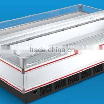supermarket island freezer dispaly freezer