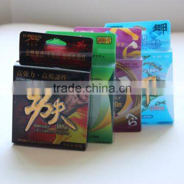 Custom printed transparent PVC packing box