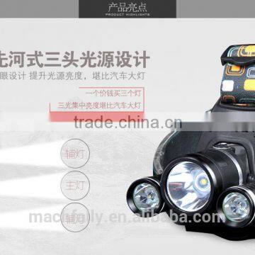 Wholesale Product NEW Arrival 3T6 High Power Headlamp LED 4-Mode Aluminum Headlamp LED Headlight photo-2