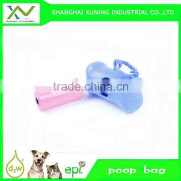 biodegradable dog poop bag with lovely bone dispenser