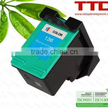 TTD Compatible Ink Cartridge C9361H for HP 136 Cartridge