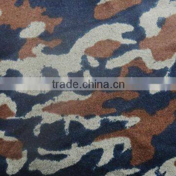High Quality Warm Comfortable Printted Knitted Polyester Fabric