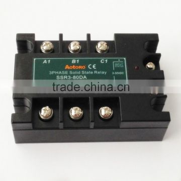 Solid state relay 240V SSR3-80DA 80A three phase electric relay