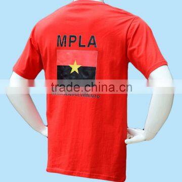 red t shirt face print t -shirt for election