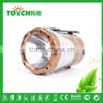 16+1 LED Lantern Lights Fashion Golden Color Design LED Tent Light Plastic Flashlight Portable Torch Lamp photo-6