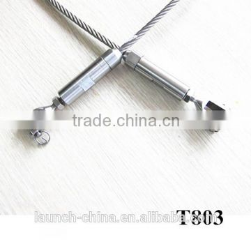 stainless steel handrails for outdoor steps cable fastener fitting tensioner clip