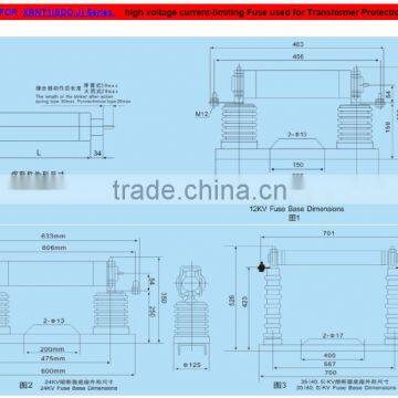 High Voltage HRC Fuses for Transformer Protection Length=605mm photo-3