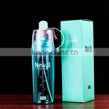 400ML Fashion Design BPA Free Plastic Water Bottle With Spray photo-6