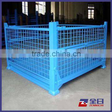 Foldable Warehouse Industrial storage heavy duty galvanized wire cage