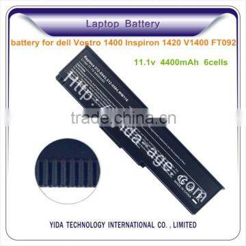 4400mAh replacement latpop battery for dell Vostro 1400 Inspiron 1420 V1400 FT092