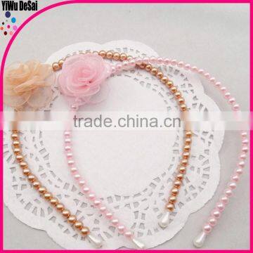 Fashion Rose Flower Headbands for Girls Pearls Headbands photo-5